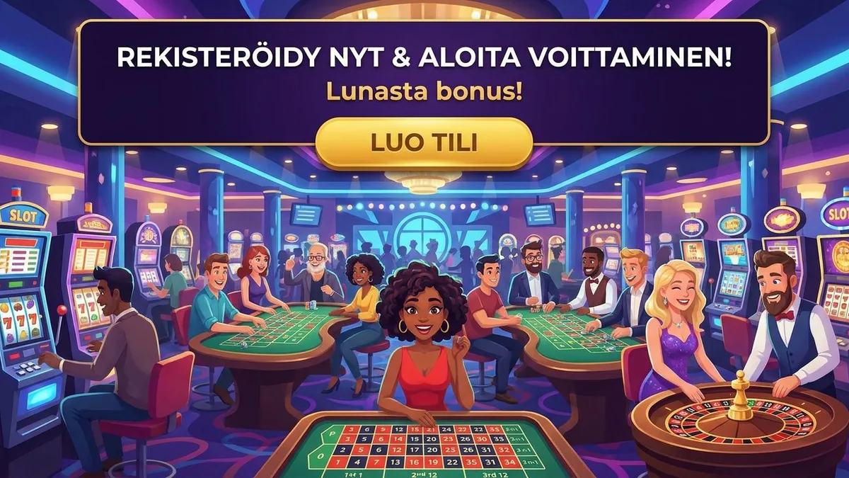 Rekisteröidy bonuksen kanssa