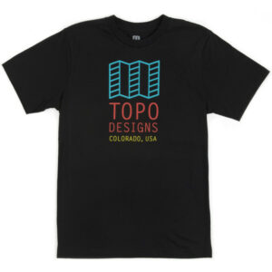 Topo Designs Original Logo Tee M - Black - Miehet - L