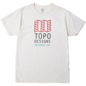 Topo Designs Original Logo Tee M - Natural - Miehet - S