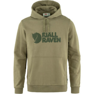 Fjällräven Fjällräven Logo Hoodie M - Light Olive - Miehet - M