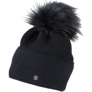 Salon Lakkitehdas Miska Beanie - Black - Naiset - One Size