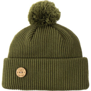 VAI-KO Timberjack Pom Beanie - Moss Green - Unisex - OneSize