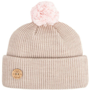 VAI-KO Timberjack Pom Beanie - Beigemele Beanie Powder Pom - Unisex - OneSize