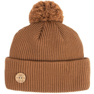 VAI-KO Timberjack Pom Beanie - Coffee Brown - Unisex - OneSize