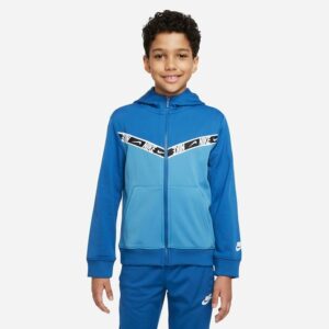 Nike Huppari NSW Repeat - Sininen/Musta/Valkoinen Lapset