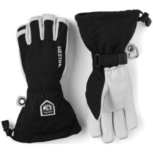 Hestra Army Leather Heli Ski - 5 Finger - Black - Unisex - 8