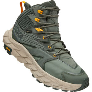 Hoka M Anacapa Mid Gtx - Thyme / Radiant Yellow - Miehet - 10,5 - Partioaitta