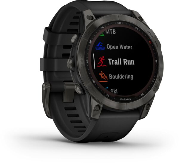 Garmin Fenix 7 Sapphire Solar Black