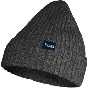 Tierra Double Watchman Beanie - Black Melange - Unisex - One Size - Partioaitta