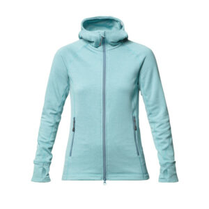 Tierra Sta Fleece Hood W - Smoke Blue - Naiset - M - Partioaitta