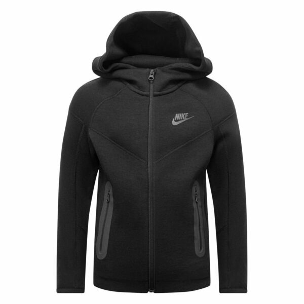 Nike Huppari NSW Tech Fleece - Musta Lapset