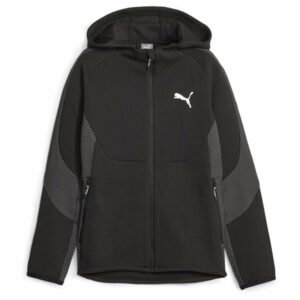 PUMA Huppari Evostripe Full Zip - Musta Lapset