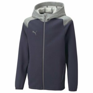 PUMA teamCUP Casuals Huppari - Sininen/Harmaa Lapset