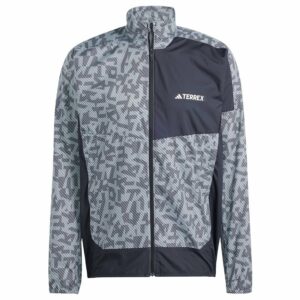 adidas Juoksutakki Terrex Trail - Harmaa, koko X-Large