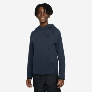 Nike Huppari NSW Tech Fleece - Navy/Musta Lapset