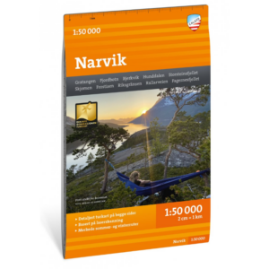 Calazo Narvik 1:50.000 retkeilykartta