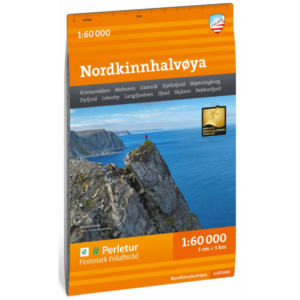Calazo Nordkinnhalvøya 1:60.000 retkeilykartta