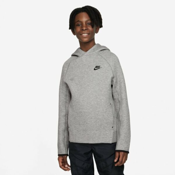 Nike Huppari NSW Tech Fleece 2023 - Harmaa/Musta Lapset