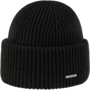 Stetson Beanie Merino - Black - Unisex - OneSize - Partioaitta