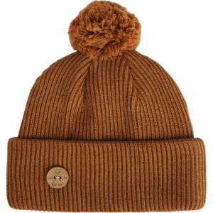 VAI-KO Timberjack Pom Beanie - Amber Brown - Unisex - OneSize - Partioaitta