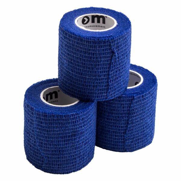 Ortho Movement Wrap Tape 5 cm x 4,5 m 3-pack - Sininen