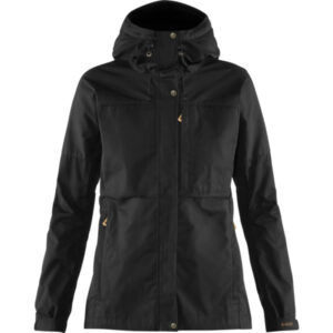 Fjällräven Kaipak Jacket W - Black - Naiset - M - Partioaitta