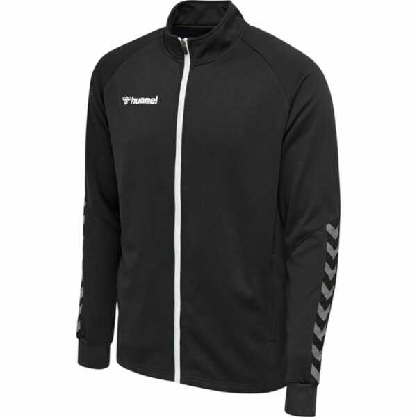 Hummel Treenitakki Hmlauthentic Poly Zip - Musta/valkoinen, koko X-Large