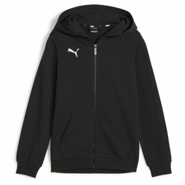 PUMA Huppari Teamgoal Casuals Full Zip - Musta/valkoinen Lapset, koko M/152 cm