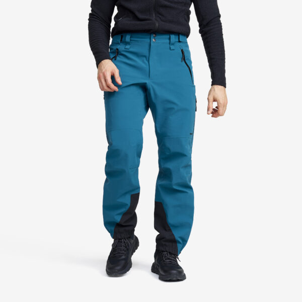 Cyclone 3L Shell Pants Miehet Moroccan Blue, Koko:M - Ulkoiluhousut, Vaellushousut & Retkeilyhousut