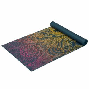 Gaiam Vivid Zest Yoga Mat 4mm Classic Printed