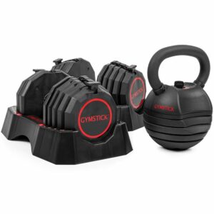 Gymstick Quick-Lock Dumbbell + Kettlebell