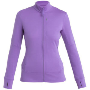 Icebreaker Women Merino 260 Quantum Iv Ls Zip - Magic - Naiset - L - Partioaitta