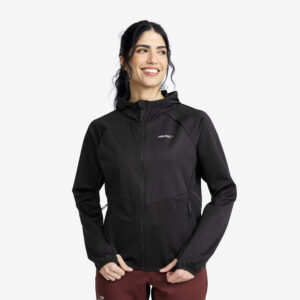 Pace Hooded Wind Jacket Naiset Black, Koko:M -