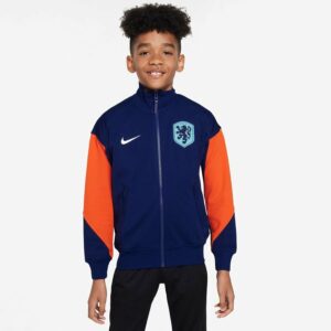 Hollanti Treenitakki Dri-FIT Academy Pro Anthem EURO 2024 - Sininen/Oranssi/Valkoinen Lapset