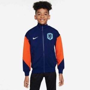 Hollanti Treenitakki Dri-fit Academy Pro Anthem Euro 2024 - Sininen/oranssi/valkoinen Lapset - Nike, koko XL: 158-170 cm