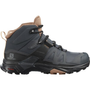 Salomon X Ultra 4 Mid Gtx W - Ebony/mocha Mousse/almond Crea - Naiset - UK 7,5 - Partioaitta