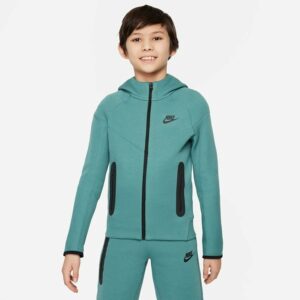 Nike Huppari NSW Tech Fleece 24 - Turkoosi/Musta Lapset