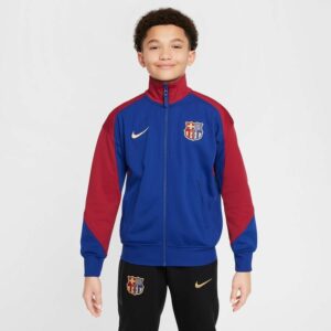 Barcelona Treenitakki Academy Pro Anthem - Navy/viininpunainen/kulta Lapset - Nike, koko L: 147-158 cm