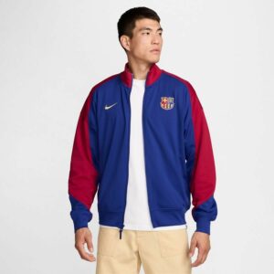 Barcelona Treenitakki Academy Pro Anthem - Navy/viininpunainen/kulta - Nike, koko Medium