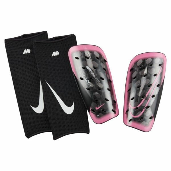 Nike Säärisuojat Mercurial Flylite Superlock Mad Brilliance - Musta/Pinkki, koko Large/170-180cm