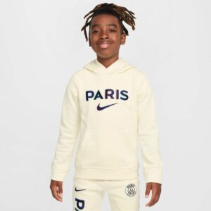 Paris Saint-germain Huppari Nsw Club Pullover Gx - Valkoinen/navy Lapset - Nike, koko M: 137-147 cm