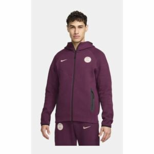 Paris Saint-germain Huppari Nsw Tech Fleece Fz - Bordeaux/oranssi - Nike, koko Large