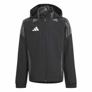 adidas Treenitakki Tiro 24 All Weather - Musta/Harmaa Lapset