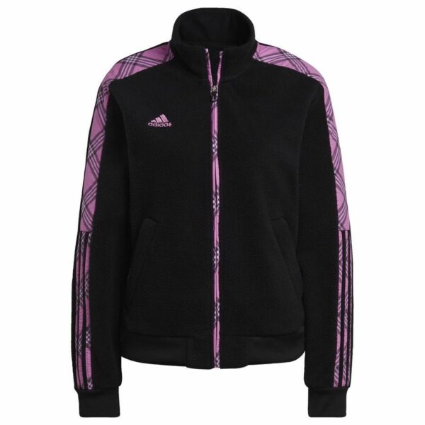 adidas Treenitakki Tiro Fleece Winterized - Musta/pinkki Nainen, koko Small