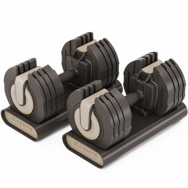 CENTR 5-50 lbs Adjustable Dumbbell - Beige