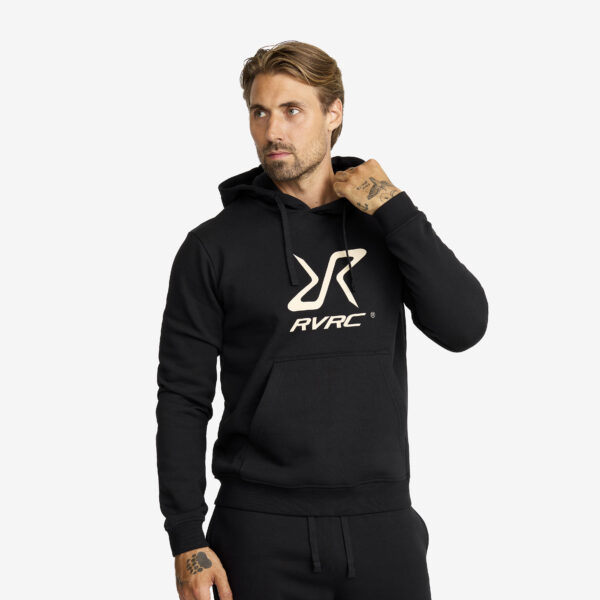 RVRC Hoodie Miehet Black/Oatmeal, Koko:M - Miehet > Paidat > Hupparit