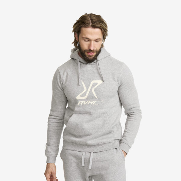 RVRC Hoodie Miehet Grey Melange/Oatmeal, Koko:M - Miehet > Paidat > Hupparit