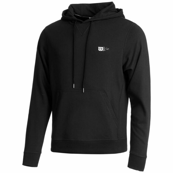 Wilson M Triblend Hoodie Black Pdl, Miesten padel ja tennis paita