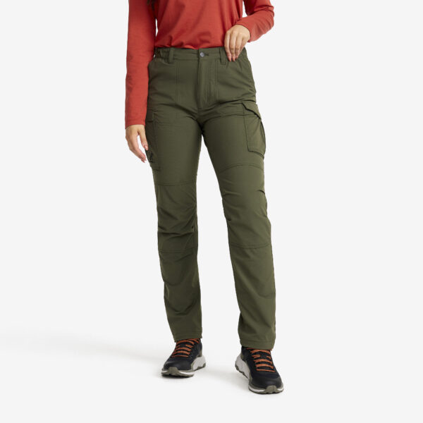 Adventure Cargo Stretch Pants Naiset Deep Depths, Koko:M - Ulkoiluhousut, Vaellushousut & Retkeilyhousut