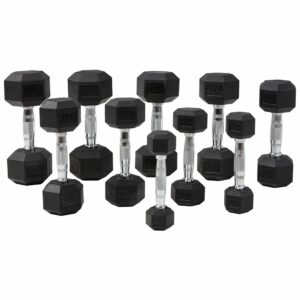 Master Fitness Hexagon Käsipaino 1-10 kg, Käsipainosetit